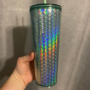 Starbucks Holiday 2020 Tumbler | Mint Green Iridescent Bubble Tumbler | Cold Cup